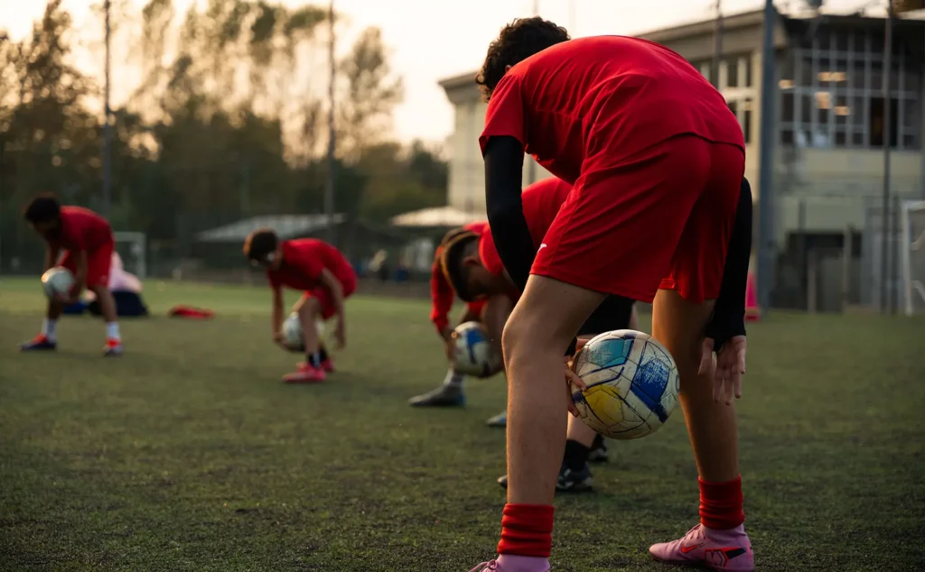 Preparazione fisica del settore giovanile US Bosto Calcio durante l’allenamento