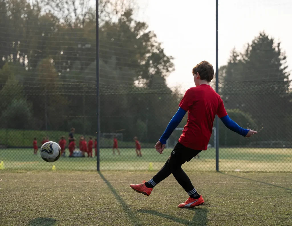 Ragazzi US Bosto impegnato in un tiro