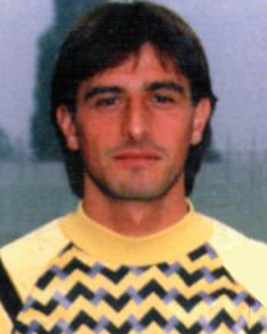 Ritratto mezzo busto Ettore Gandini - giocatore del Reggiana, Varese