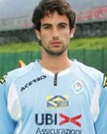 Ritratto mezzo busto Franceso Luoni - giocatore del Varese, Albinoleffe