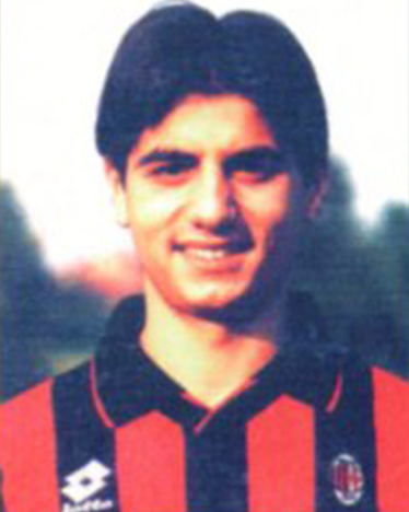 Ritratto mezzo busto Vincenzo Maiolo - giocatore del Milan, Pro Sesto, Varese