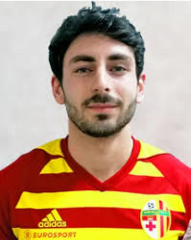 Ritratto mezzo busto Claudio Bonanni - giocatore del Milan (Primavera), Pavia, Malta