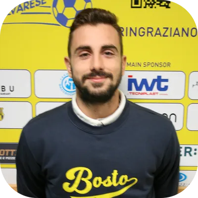 Ritratto mezzo busto Marcon Giacomo - portiere US Bosto Calcio
