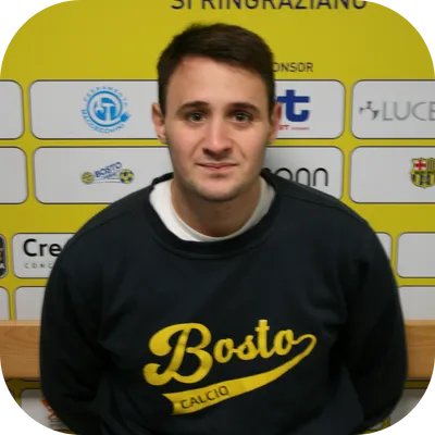 Ritratto mezzo busto Redaelli Giorgio - attaccante US Bosto Calcio