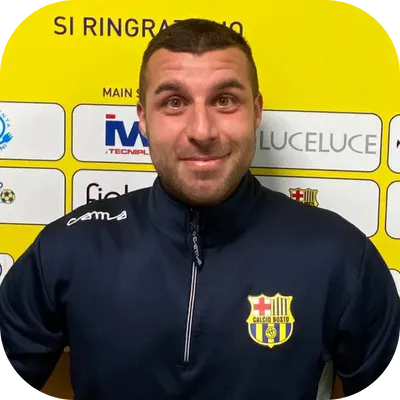 Ritratto mezzo busto Tommaso Giardini - centrocampista US Bosto Calcio