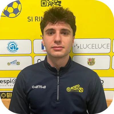 Ritratto mezzo busto Lorenzo Bottinelli - centrocampista US Bosto Calcio